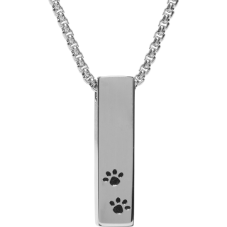 Front image of Paw Bar Keepsake (Urn)