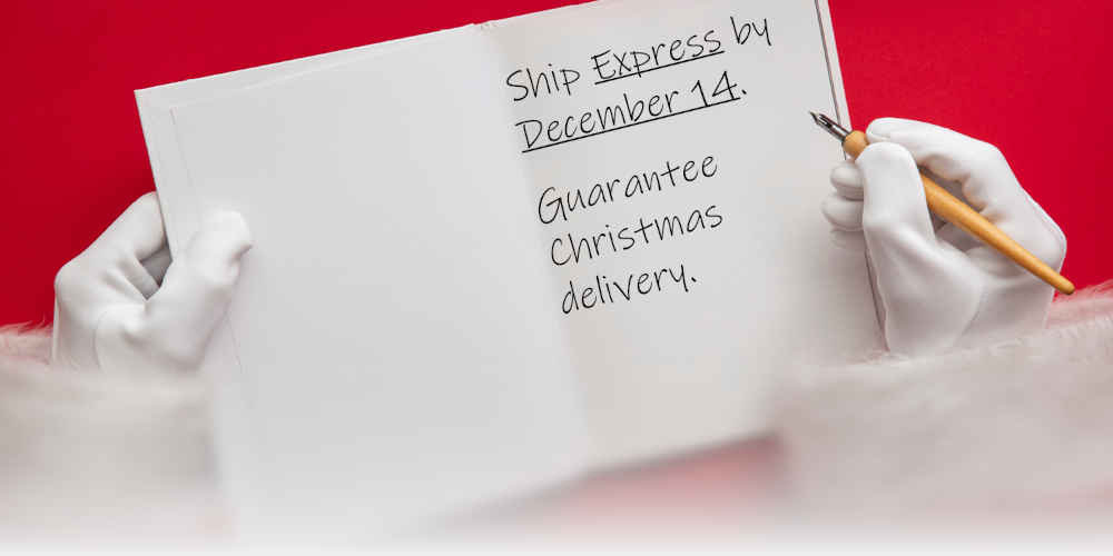 Ship Express by December 14. Guarantee Chistmas delivery.
